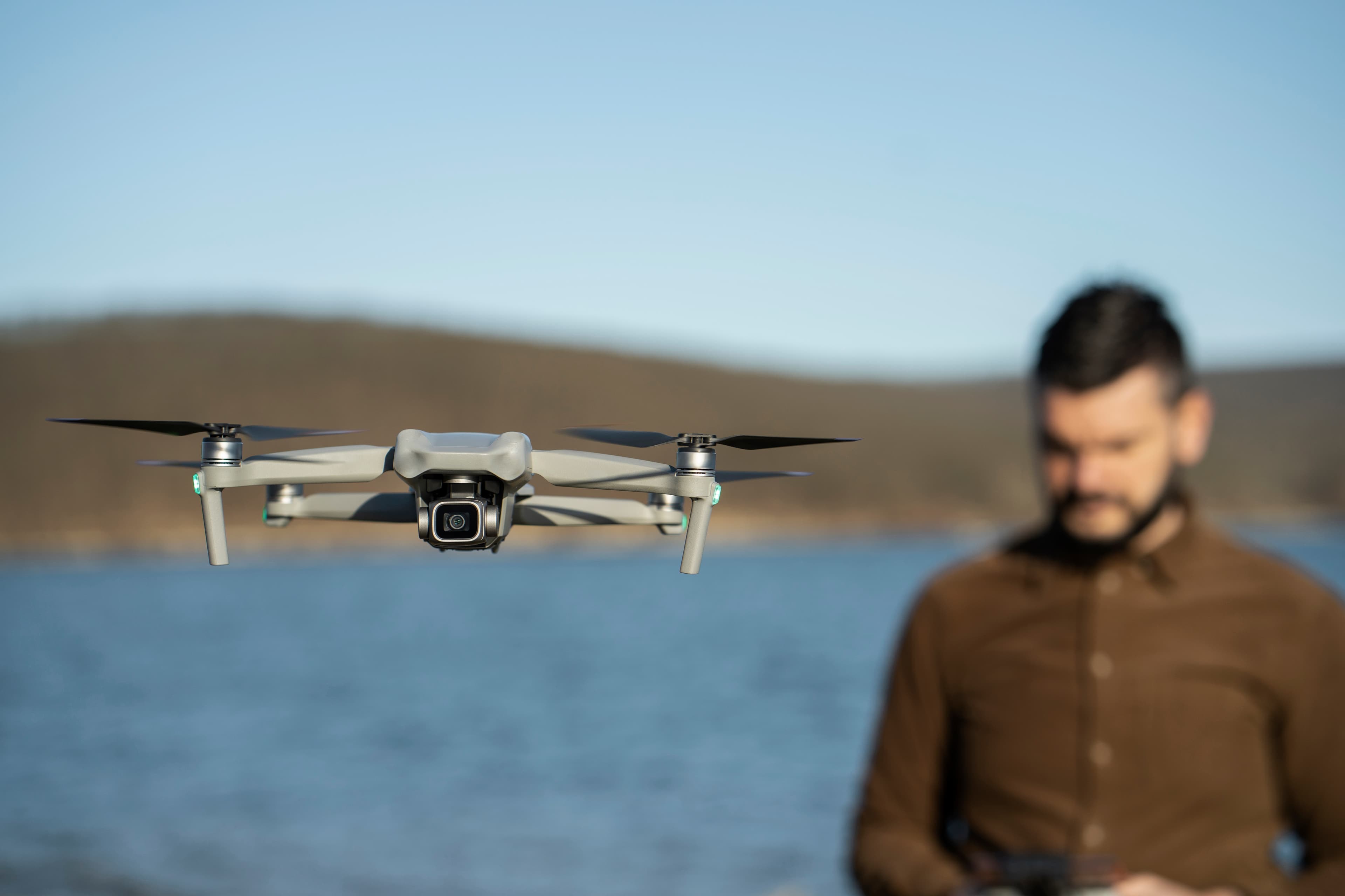 Drones City Aerial View